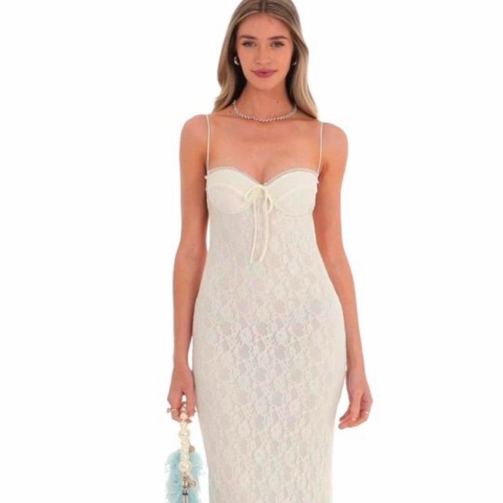 Lucy in the sky white bridal dress